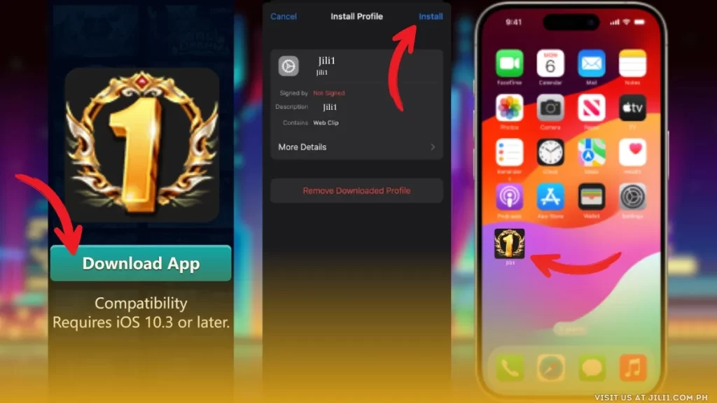 Install Jili1 App iOS